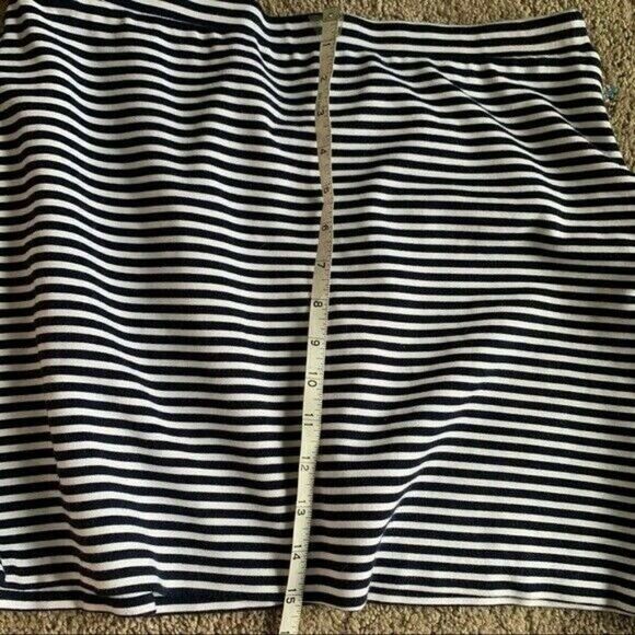 Issac Mizrahi NYC Striped Mini Skirt Women's size Medium - Picture 6 of 8